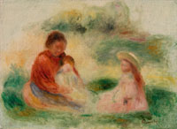 Pierre-Auguste Renoir Young Family (La Jeune famille)