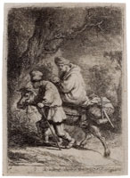 Rembrandt The Flight into Egypt