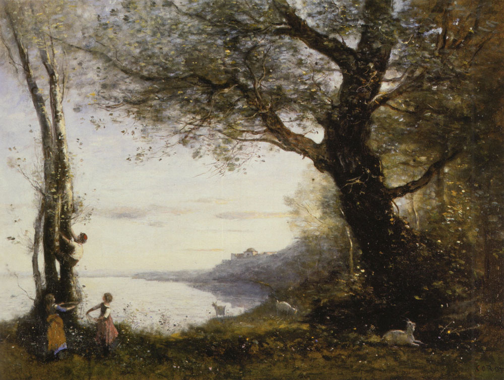 Jean-Baptiste-Camille Corot - The Little Bird Nesters
