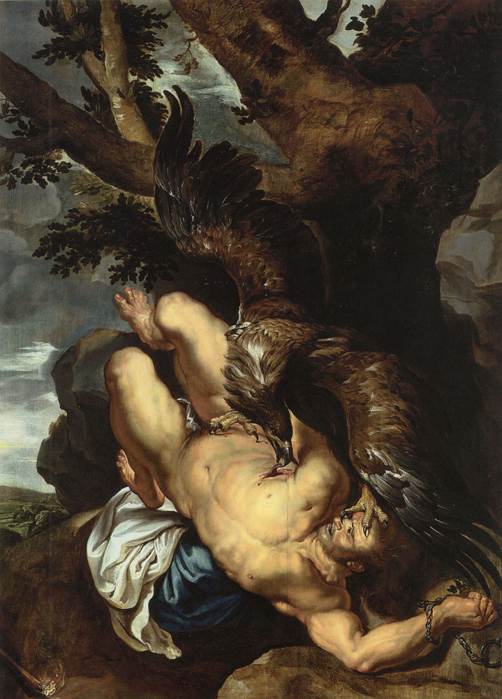 Copy after Peter Paul Rubens and Frans Snyders - Promotheus bound