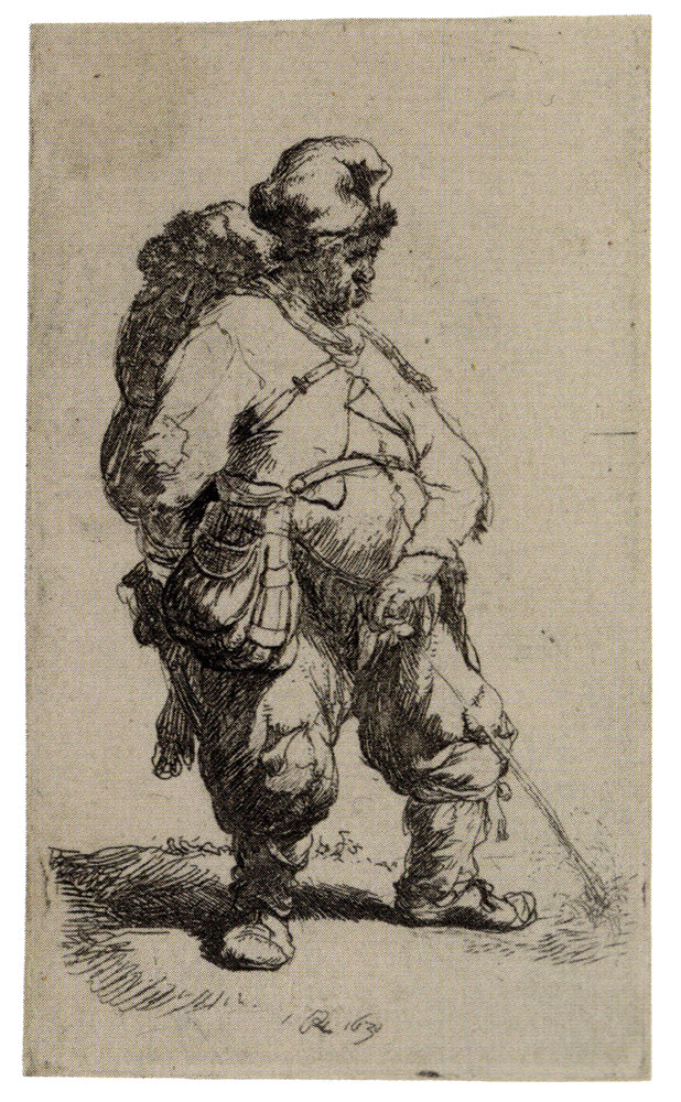 Rembrandt - Peeing Man