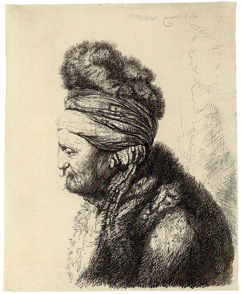 Rembrandt - The Second Oriental Head