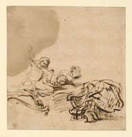 Anthonie van Borssom Tarquinius and Lucretia