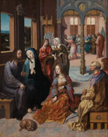 Cornelis Engebrechtsz Christ's Second Visit to the House of Mary and Martha