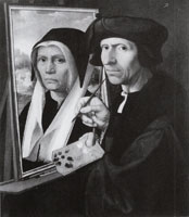 Dirck Jacobsz. Self-Portrait of the Artist Painting his Wife