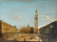 Giuseppe Bernardino Bison Venice, The Piazza San Marco
