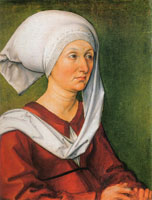 Albrecht Dürer Portrait of His Mother, Barbara Dürer