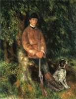 Pierre-Auguste Renoir Portrait of Alfred Bérard with His Dog