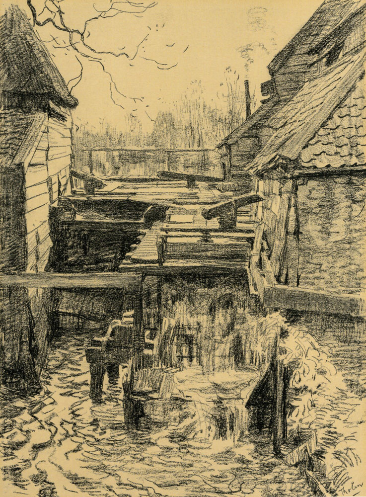 Willem Bastiaan Tholen - Water Power at the Papermill, De Stinkmolen
