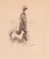 Albert Marquet Figure and Dog