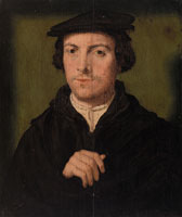 Corneille de Lyon Portrait of a Man