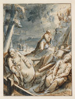 Karel van Mander Christ on the Mount of Olives