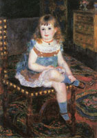 Pierre-Auguste Renoir - Mademoiselle Georgette Charpentier Seated