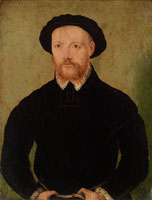Corneille de Lyon Man with Red Beard
