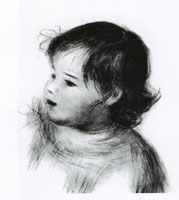 Pierre-Auguste Renoir - Portrait of a Little Girl