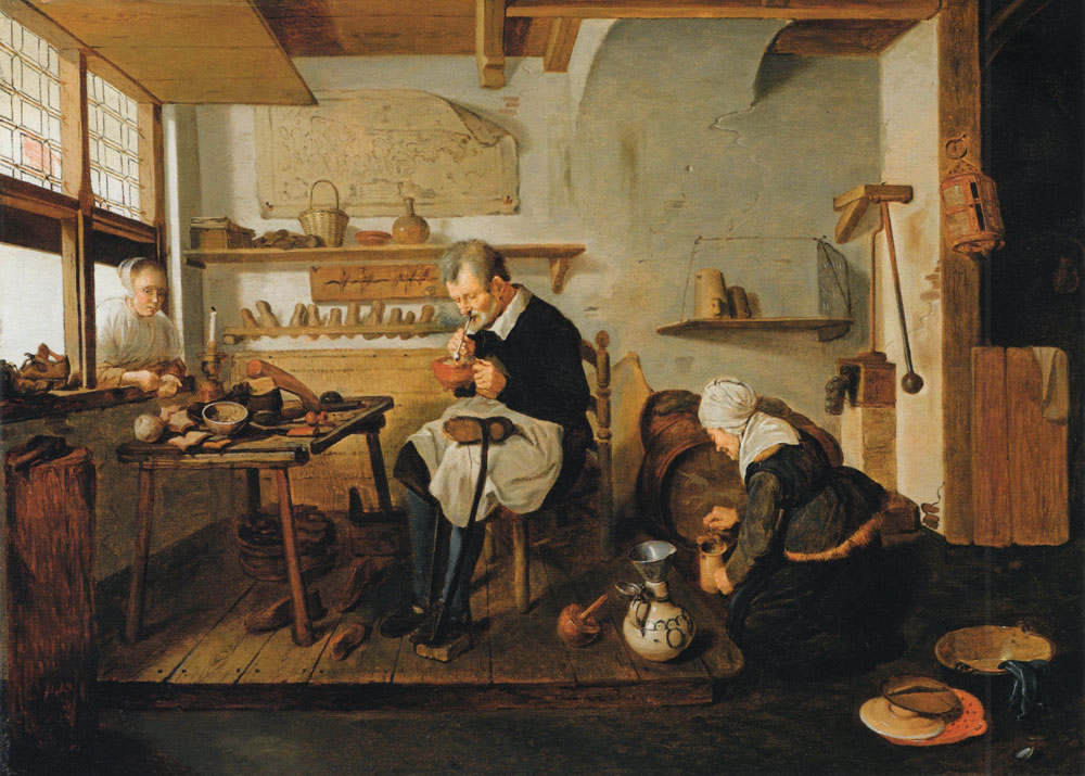 Quiringh van Brekelenkam - Shoemaker's Shop