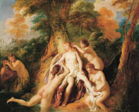Jean-François de Troy Diana and Her Nymphs Bathing