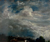 John Constable Cloud Study: Horizon of Trees