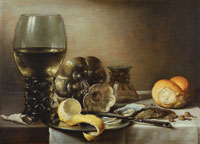 Pieter Claesz. Still Life with Oysters