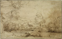 Pieter de With Landscape with a Horse