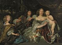 Abraham van den Tempel Albertine Agnes, Princess of Orange-Nassau, and her Three Children