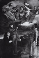 Gerard van Honthorst Madonna and Child with Saints Francis of Assisi and Bonaventura and Princess Colonna-Gonzaga