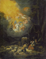 Johann Heinrich Roos - The Annunciation to the Shepherds