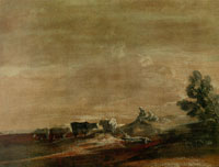 Thomas Gainsborough - Open Landscape with Resting Drovers