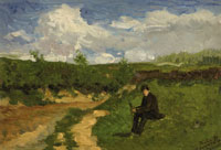 Willem Bastiaan Tholen - The Painter Gabriel in a Landscape