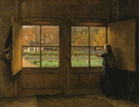 Willem Bastiaan Tholen In Front of the Window, Ewijkshoeve